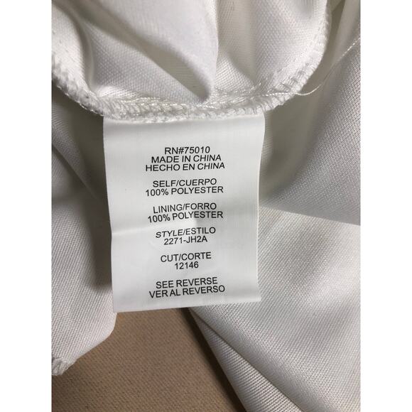 City Studio Flared Dress Women's Size 9 Multicolored 100% Polyester Boat Neck - Picture 5 of 11